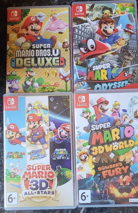 Игровая приставка Nintendo Switch с играми