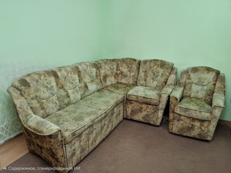 Диван креслосымен сатылады