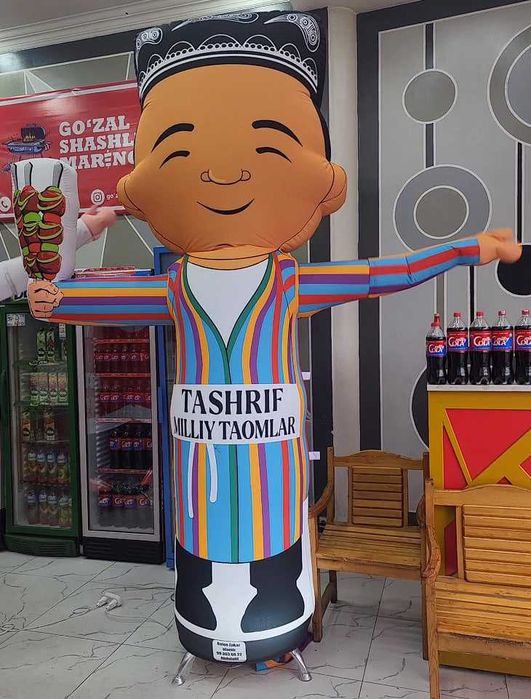 Надувные фигуры «Аэромены» и «Рукомахи»   реклама вашего бренда!