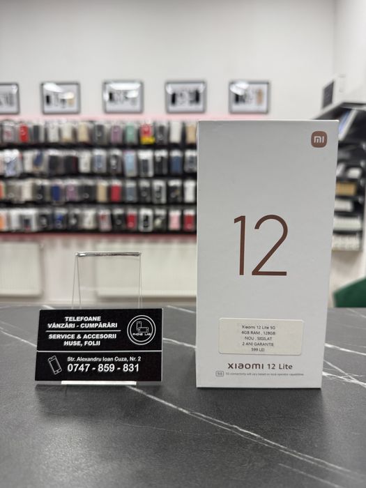 Xiaomi 12 Lite | 6Gb | 128Gb | NOU | Sigilat | Garantie | phonelab.ro
