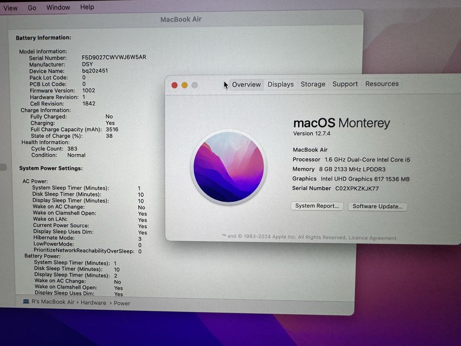 MacBook Air 13” Retina 2018 | i5 | 8GB RAM | 256GB SSD