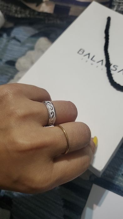 Парное кольца новые серебро