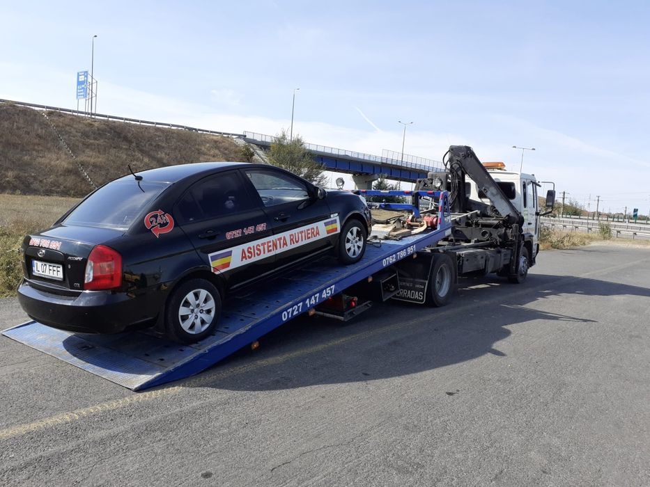 Tractari Auto-Asistență RUTIERĂ Platformă  vulcanizare Mobila servis
