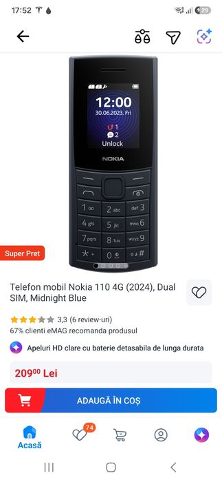 Nokia 110 4G Sigilat
