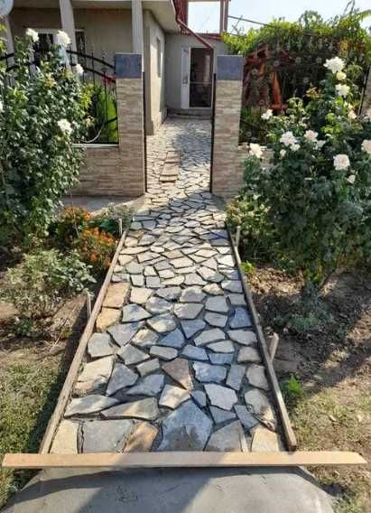 Piatră de munte pentru placări socluri și fațade