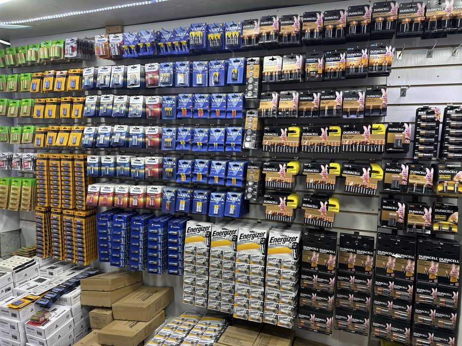 Батарейки в широком ассортимент