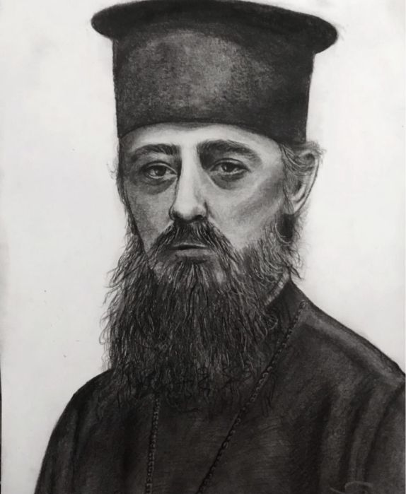 Portret in creion- Cadou Craciun, sarbatori, aniversare, nunta