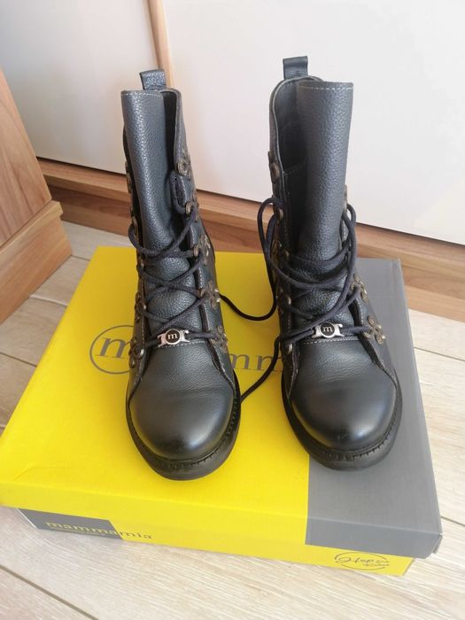 Дамски боти от естествена кожа