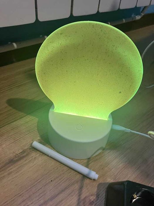 LED Нощна лампа със светещ панел за писане и изтриване (RGB)
