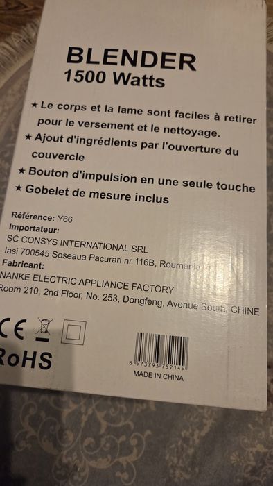 Blender 2in 1 este ideal pt sucuri ,supe