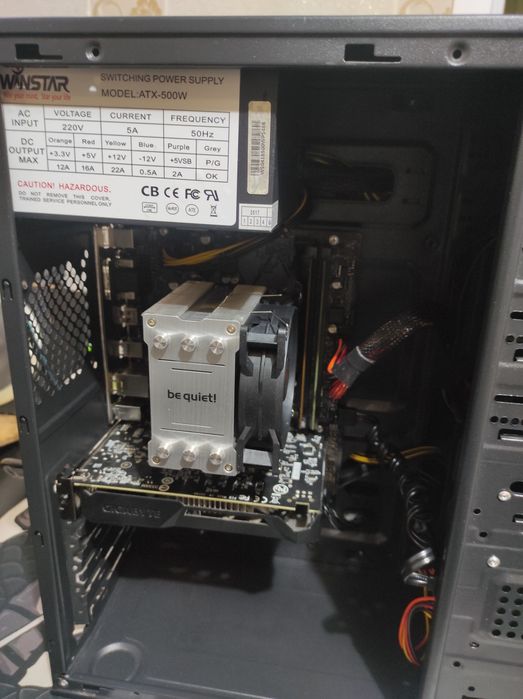 i3-9100f, 8gb ddr4, H310, gtx1050, 120gb ssd, 500W
Проц i5-8400
Матпла