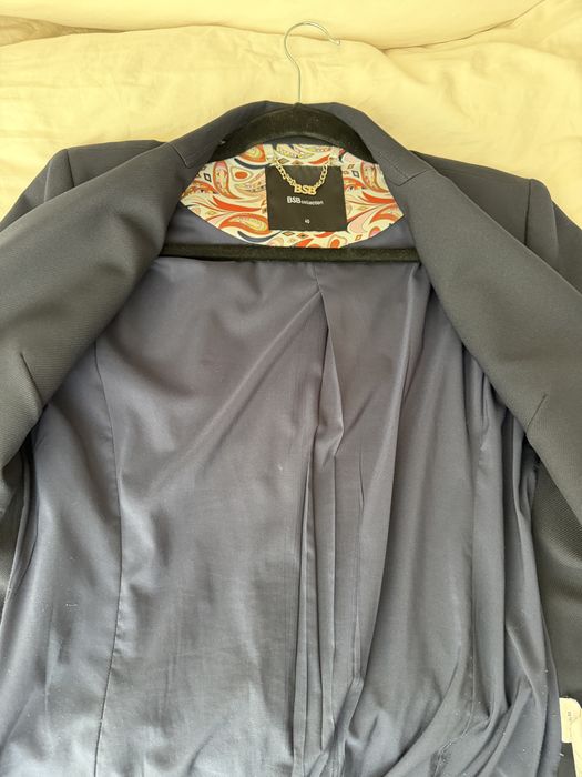 Класическо сако блейзър BSB - тъмно синьо