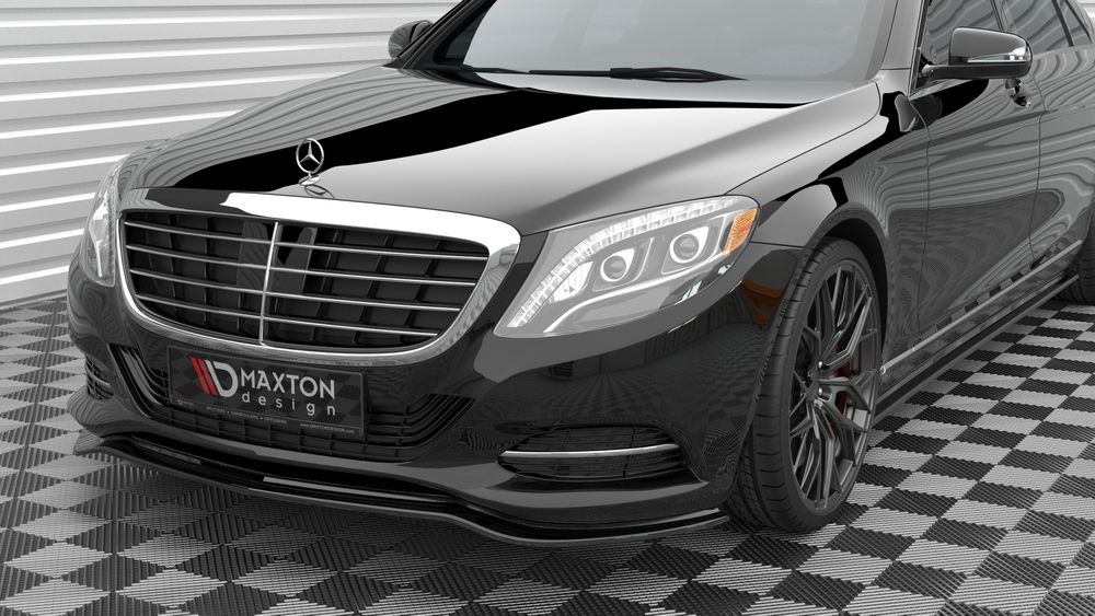 Спойлер за предна броня Maxton design за Mercedes Benz W222 (2013-2017)