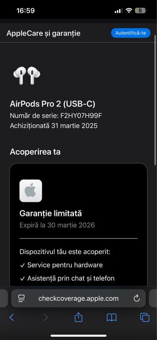 Airpods pro 2 cu noice canceling