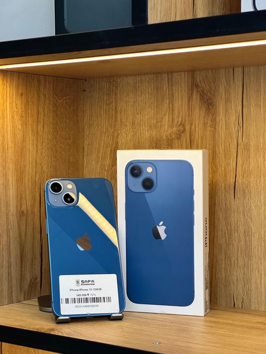 айфон 13 синий  72%