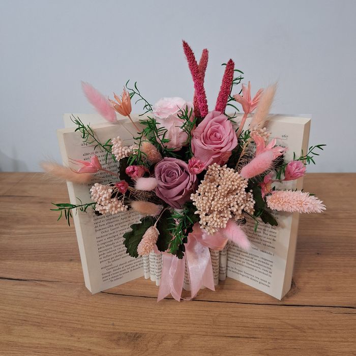 Aranjamente cu flori uscate și criogenate