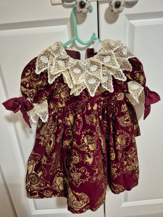 Rochie de ocazie,  catifea burgundy