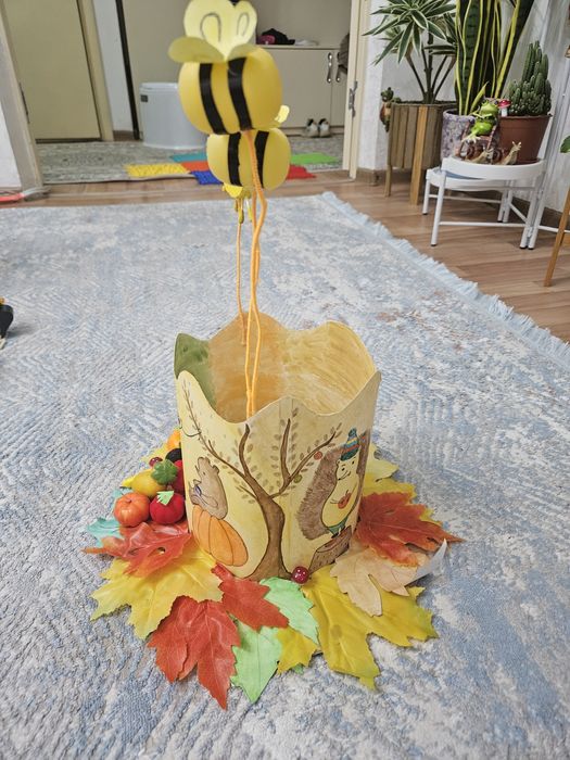 Поделки в садик шляпа тема осень