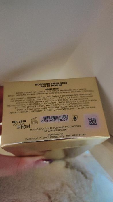 Парфюм MOSCHINO Fresh Gold 50ml