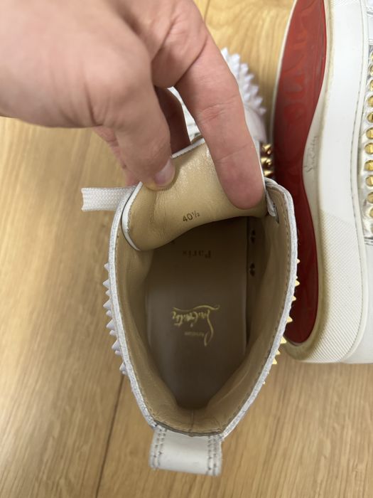 Louboutin high white