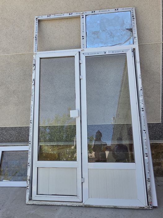 Витражная дверь б/у