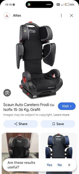 Scaun mașină caretero