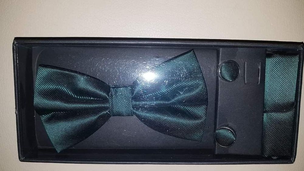 Set papion, butoni si batista