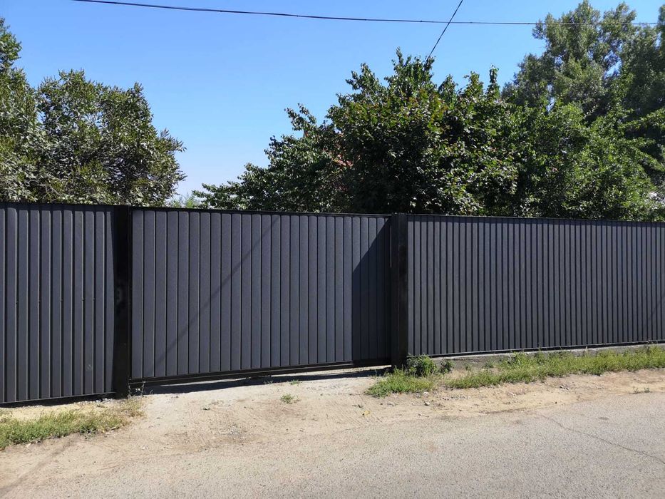 Заборы из профнастила и металлосайдинга с гарантией