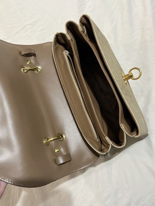 Nina Ricci Geanta de Mana Piele Naturala Made in Italy