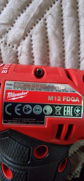 Milwaukee m12 Fdga
