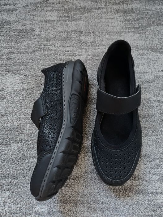 Papuci Rieker piele