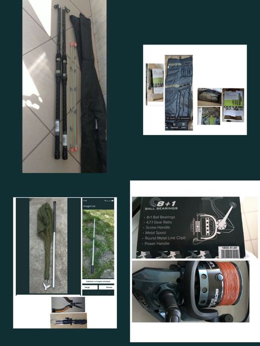 Vand lansete blanc toray/mulinete metalice/minciog/cicade/voblere/husa