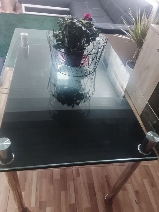 Masă 120/80 de sticlă