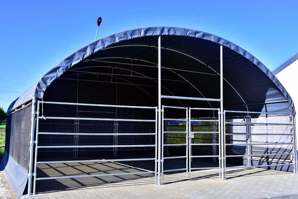 Corturi pentru animale 8 x 8 x 4 m, industriale, depozitare