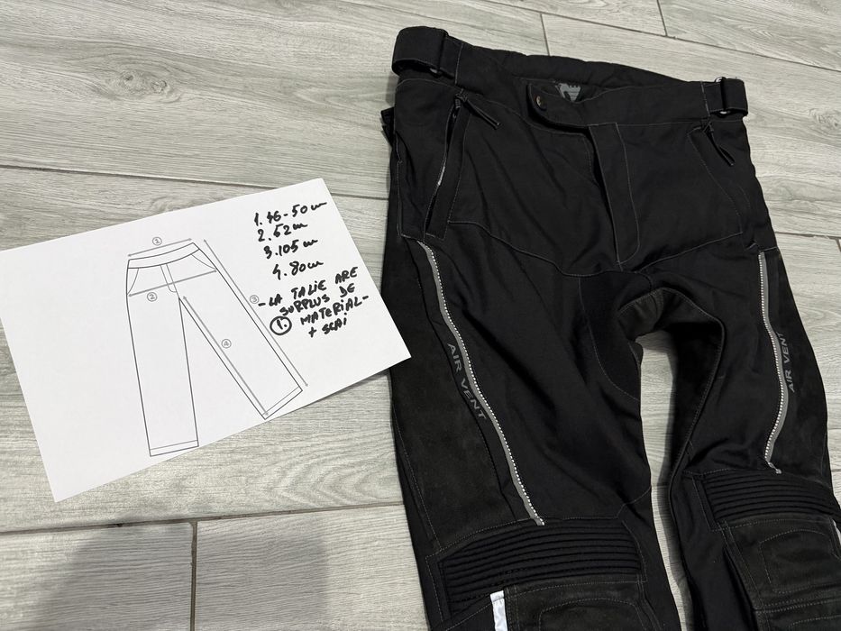 Pantaloni moto piele si textil cycle spirit