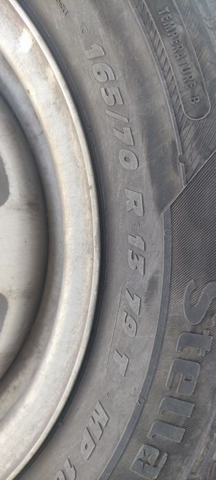 Джанти с гуми 13" 4х100 за Skoda, Volkswagen, Seat