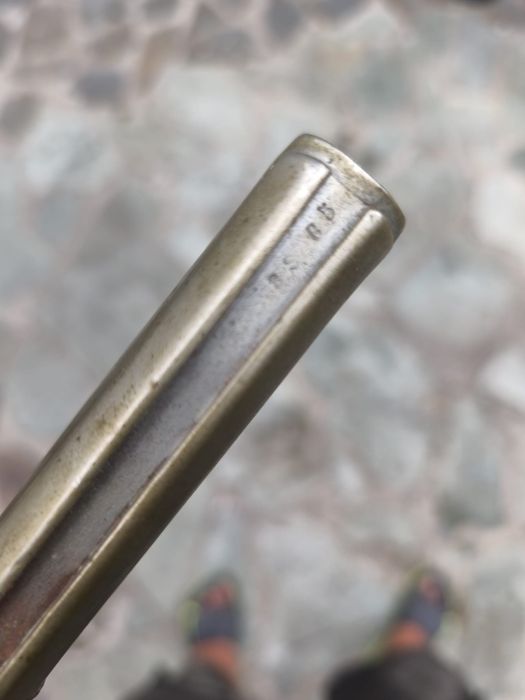 Vand baioneta franceza LEBEL Rosalie 1886 WW1 cu maner de bronz foarte