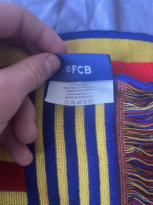 оригинальный шарф FCB с Испании