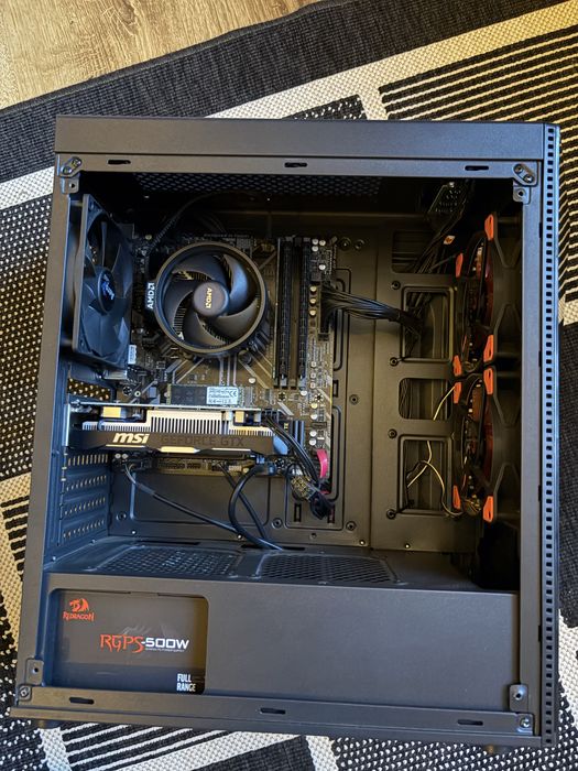 PC light gaming sau birou(scoala, facultate) cu procesor Ryzen 5 3400G, placa video MSI GTX 1650, 16 GB RAM DDR4