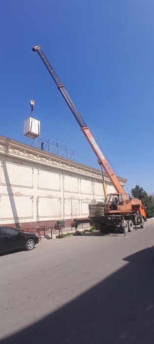 Услуга автокран 25 тонна 21 метр,Avtokran xizmati