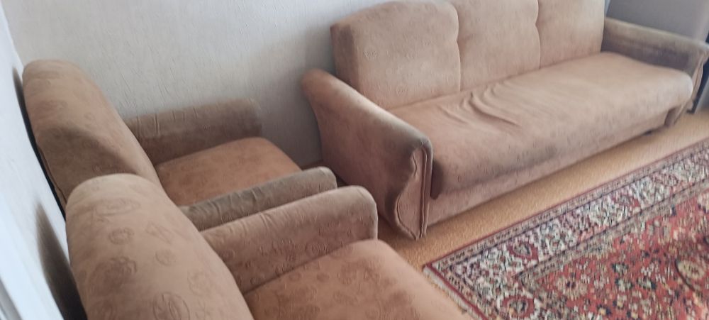 Продам тройку диван