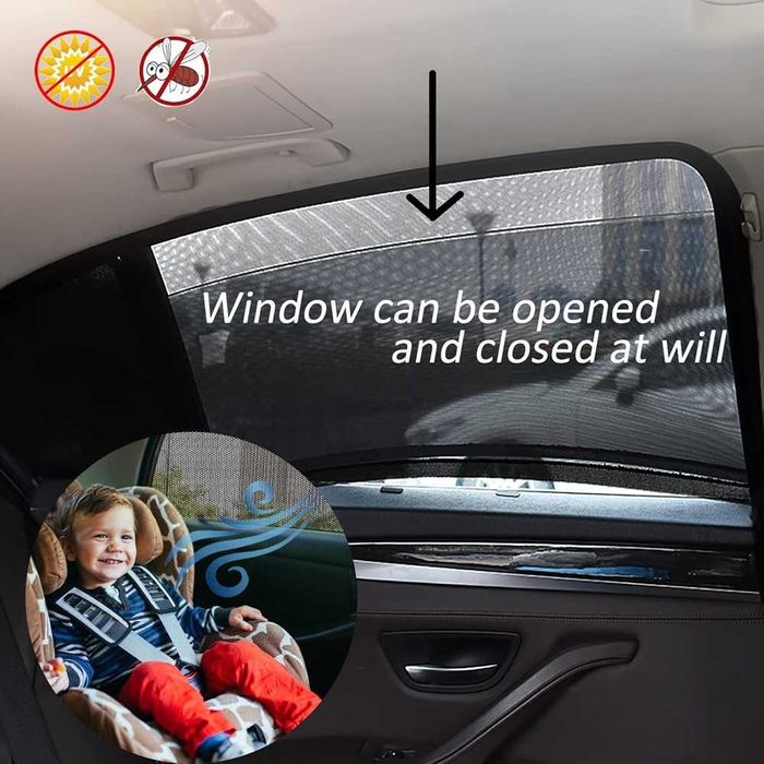 Сенници/Мрежи за странични стъкла на автомобил - 2 броя