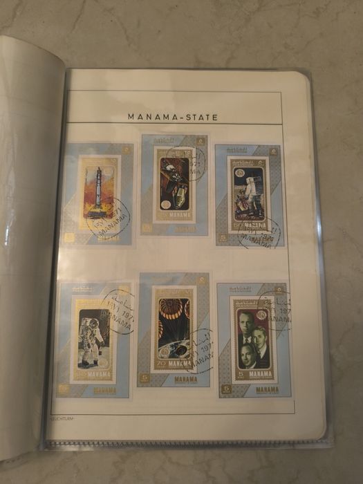 Colecție Timbre Rare Tematică Spațială - Ajman & Manama