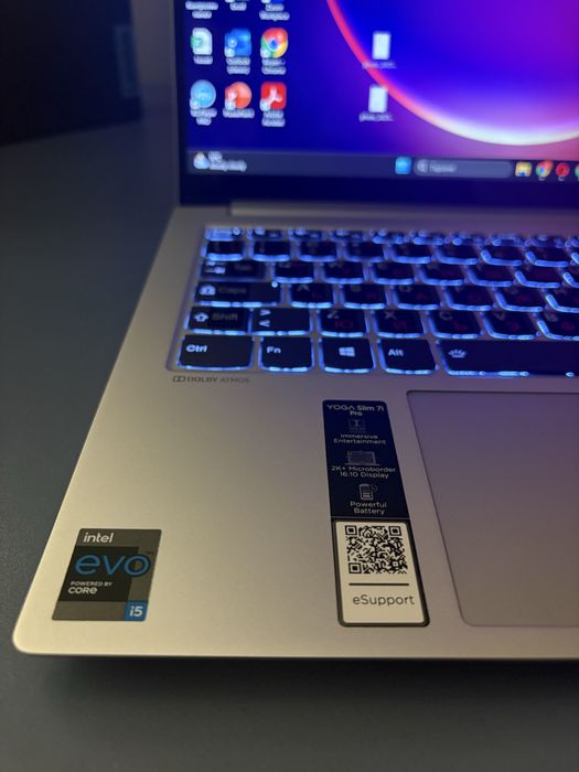 Lenovo Yoga Slim 7i Pro – Отлично състояние | 16GB RAM | 512GB SSD | Intel i5 (11th Gen)