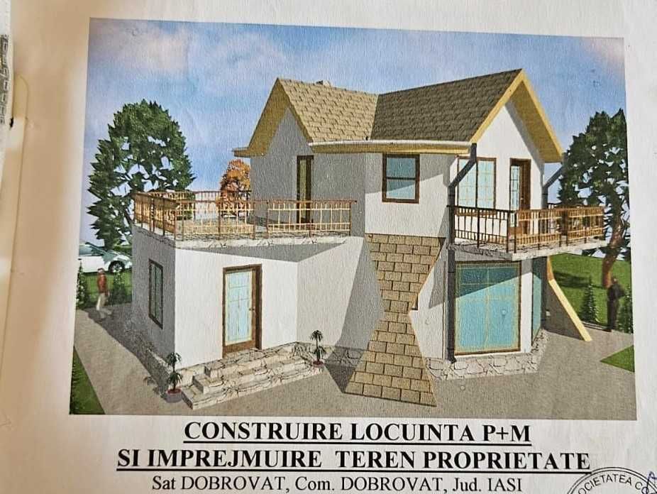 Casa 140 mp cu etaj in Dobrovat 400mp teren intabulata, vand schimb
