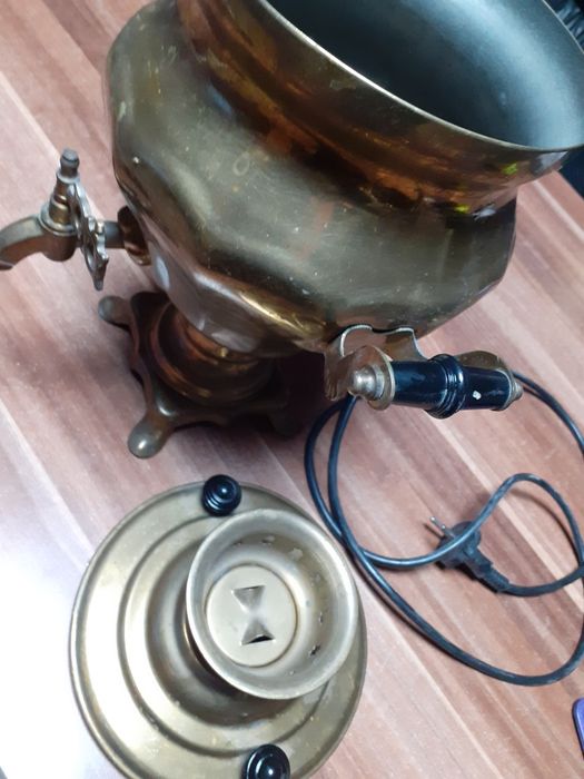 Тулски     руски   самовар .. .Духалка за  камина