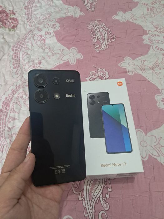 Xiaomi Redmi Note 13 8+8/128GB Black Igravoy Karobka Holati Ideal Zor