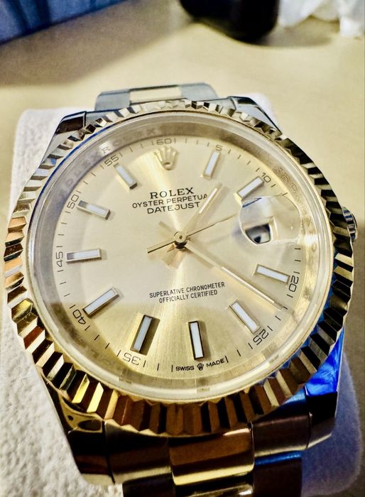 Vand ceas suflat cu aur 18k