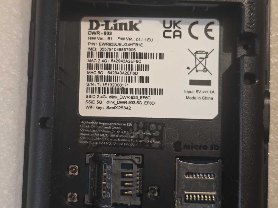 Modem mobil D-Link DWR-933 4G/LTE Cat 6 Wi-Fi Hotspot