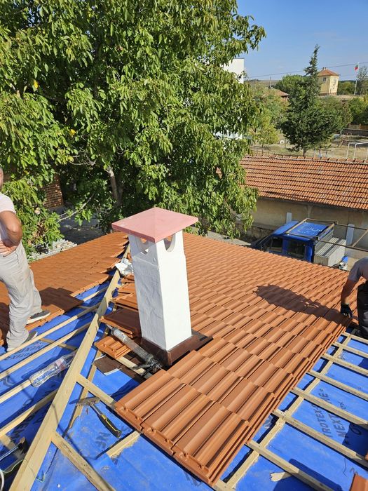 Ремонт на покриви,Хидроизолация, Метални конструкции,Тенекеджийски усл